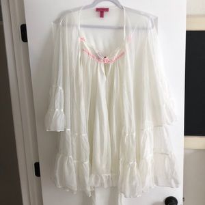 Betsey Johnson Nightgown and Cover up